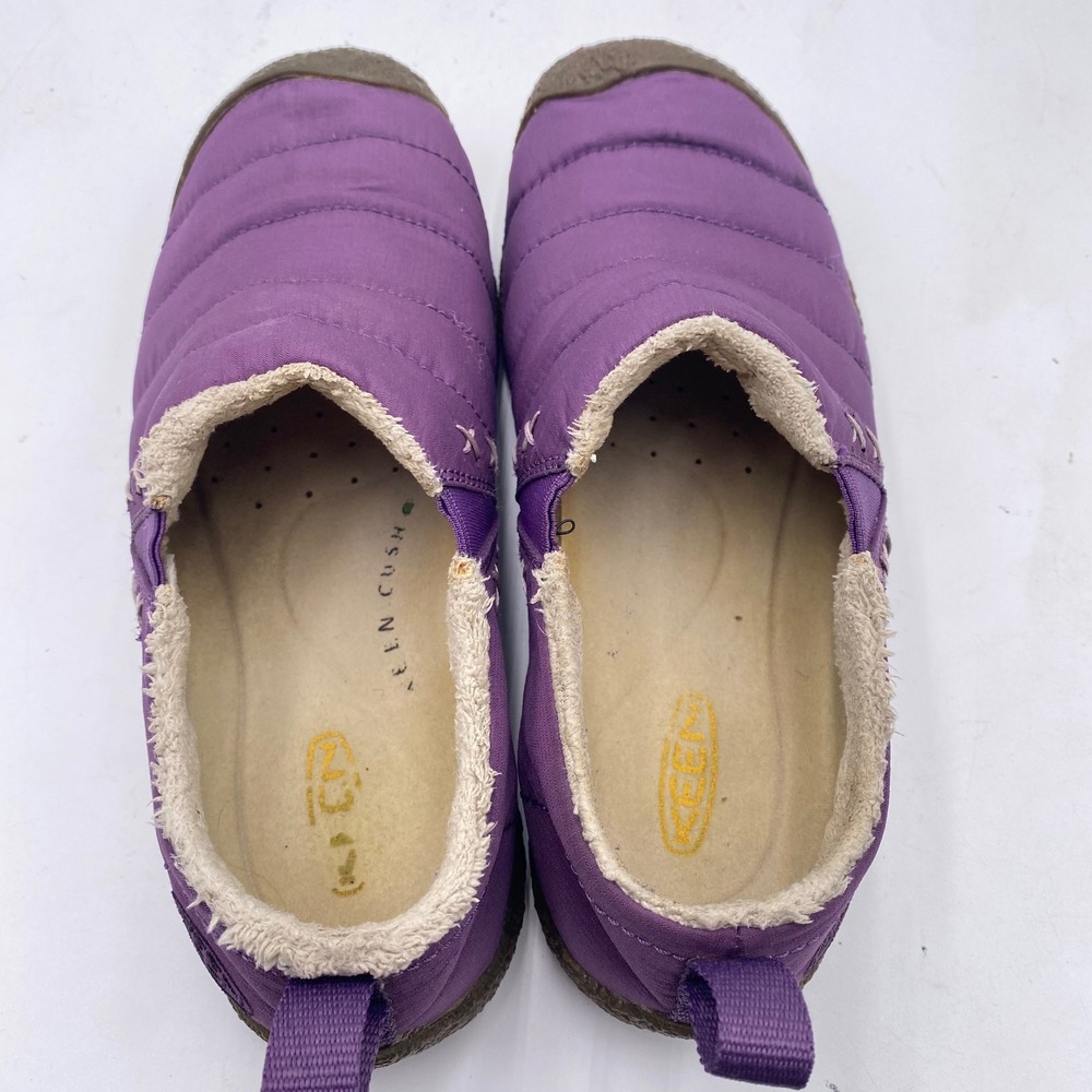 KEEN Howser II Slip-On Slipper Shoes Womens 7 Purple Quilted Fleece Lined - Picture 8 of 13